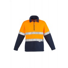 Mens Hi Vis Fleece Jumper - Hoop Taped