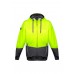 Unisex Hi Vis Textured Jacquard Full Zip Hoodie Unisex Hi Vis Textured Jacquard Full Zip Hoodie