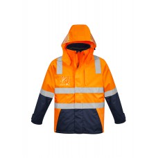 Mens Hi Vis 4 in 1 Waterproof Jacket