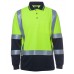 Hi Vis L/S D+N H Pattern Trad Polo