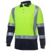 Hi Vis L/S D+N H Pattern Trad Polo