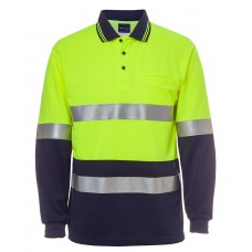  Hi Vis L/S (D+N) Traditional Polo