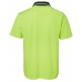Hi Vis Non Cuff S/S Cotton Back