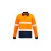 Unisex Hi Vis Segmented L/S Polo - Hoop Taped Unisex Hi Vis Segmented L/S Polo - Hoop Taped