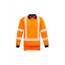 Mens TTMC-W Segmented L/S Polo