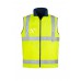 Mens Hi Vis Lightweight Fleece Lined Vest