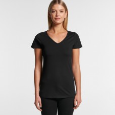 WO'S BEVEL V-NECK TEE 