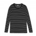 WO'S FINE STRIPE L/S TEE